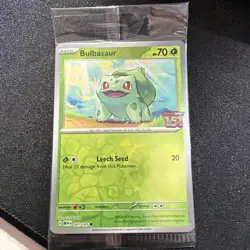Bulbasaur Scarlet & Violet 151 Best Buy Stamped Promo Sealed 001/165 - Image 1