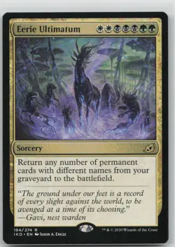 Eerie Ultimatum 184 Rare Ikoria: Lair of Behemoths Magic: The Gathering NM - Image 1