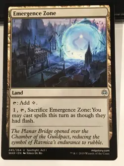 Emergence Zone - War of the Spark (WAR) MTG: Near Mint, English - Image 1