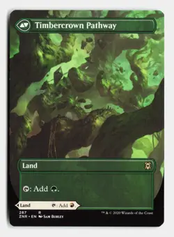 Cragcrown Pathway (Borderless) 287 Rare Zendikar Rising Magic: The Gathering NM - Image 2