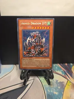 Yu-Gi-Oh Armed Dragon LV7 SD1-ENDE1 Secret Rare Limited Edition NM- - Image 1