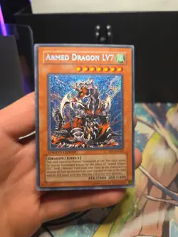 Yu-Gi-Oh Armed Dragon LV7 SD1-ENDE1 Secret Rare Limited Edition NM- - Image 3