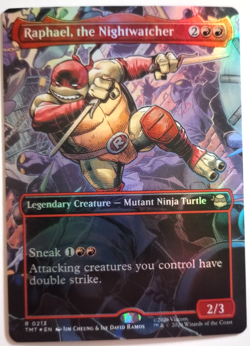 Raphael, the Nightwatcher - Foil Extended Art TMT NM MTG - Image 1