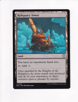 MAGIC THE GATHERING MTG COMMANDER: BLOOMBURROW RELIQUARY TOWER (#1) - Image 1