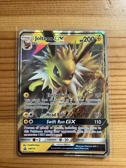 Pokemon TCG Jolteon GX SM173 SM Holo Promo Card NM Raw Ungraded - Image 1