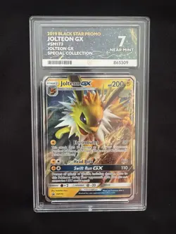 Pokemon TCG Jolteon GX SM173 SM Holo Promo Card - ACE Mint 7 Graded - Image 1