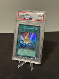Smashing Ground CP02-EN005 YuGiOh Champion Pack: Game Two - PSA 8 - Image 1