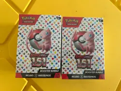 2x Pokemon TCG 151 Scarlet and Violet Booster Bundle 820650853210 - Image 1
