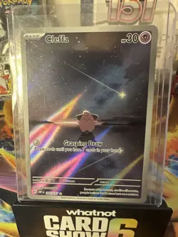 Pokemon TCG Cleffa 202/197 Obsidian Flames Illustration Rare NM Condition - Image 1