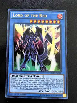 Lord of the Red Ultra Rare 1st Edition DRL3-EN068 LP - Image 1