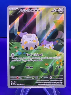 Togedemaru 104/094 Phantasmal Flames Pokemon Card Near Mint - Image 1