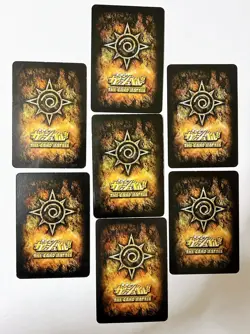 Brago Zatch Bell Vintage Trading Card Bandai 7 Pieces Spells Bulk Sale Japanese - Image 2