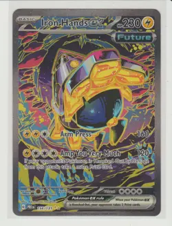 Iron Hands ex - Special Illustration Rare Pokemon Card PRE 154/131 SIR - Image 1