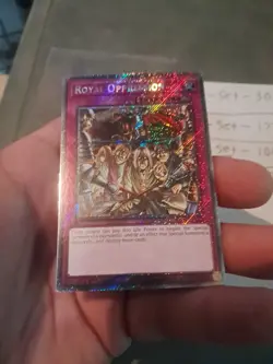 Yu-Gi-Oh TCG Royal Oppression RA04-EN120 Platinum Secret Rare Card - Image 3