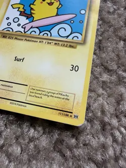 Pokemon Card Surfing Pikachu 111/108 Secret Rare 2016 XY Evolutions - Image 3