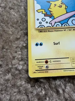 Pokemon Card Surfing Pikachu 111/108 Secret Rare 2016 XY Evolutions - Image 5
