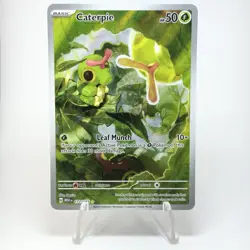 Caterpie Illustration Rare 172/165 Scarlet&Violet 151 Pokemon TCG Card Near Mint - Image 1