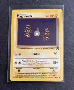 Pokemon TCG 2000 Dark Magneton 28/82 1999 & 2000 Magnemite 40HP 3Total Cards - Image 4