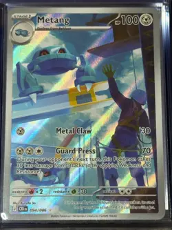 Metang CRI 94 Chaos Rising Pokemon Card Illustration Rare H Near Mint NM - Image 3