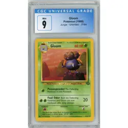 1999 Pokemon Card Gloom unlimited Jungle CGC9 Rare 37/64 - Image 1