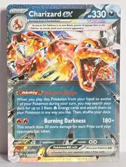 Charizard ex 126/197 Full Art Double Rare Obsidian Flames Pokemon Card NM -LP+ - Image 1