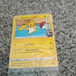 Pokemon Pikachu TCG On the Ball Promo Card 001/005 UK Exclusive, Sealed - Image 1