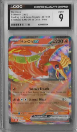 Ho-oh ex 007/034 Trading Card Game Classic Holo CGC 9 - Image 1
