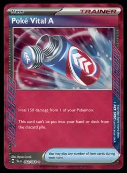 Pokemon Cards Poke Vital A 062/064 Holo Shrouded Fable ACE SPEC Rare NM - Image 1