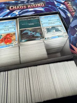 Pokemon TCG Chaos Rising Mixed Bulk Card Lot w/ Storage Boxes Octillery - Image 3