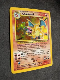 Pokemon Card Charizard Base Unlimited Holo 4/102 1999 WOTC No Shadowless MINT 🍭 - Image 3