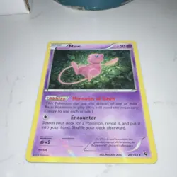 NM Pokemon Mew Fates Collide Holo Rare Basic 29/124 ⭐ Memories of Dawn TCG Card - Image 1