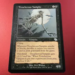 Treacherous Vampire - Magic the Gathering MTG Judgment Single Card LP - Image 2