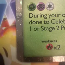 Pokemon CELEBI PRIME 92/102 HGSS Triumphant Holo Pokemon Card 2010 NM - Image 2