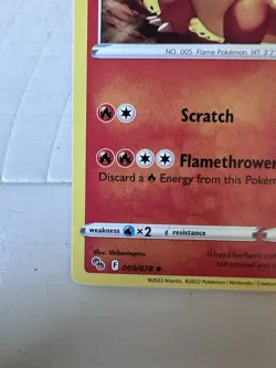 Charmeleon 009/078 Pokemon GO Uncommon NM TCG Card | See Description | - Image 5