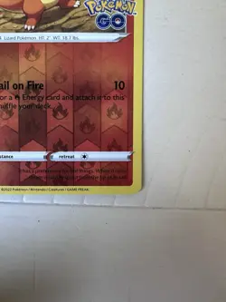 Charmander 008/078 Reverse Holo Pokemon GO Common NM TCG Card | See Description - Image 3