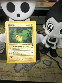 Pikachu Promo 27 Black Star WOTC Pokemon Card 2000 - Image 1