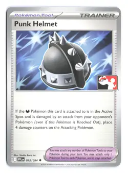 Pokemon Punk Helmet Phantasmal Flames 092/094 Prize Pack Series 9 - Image 1