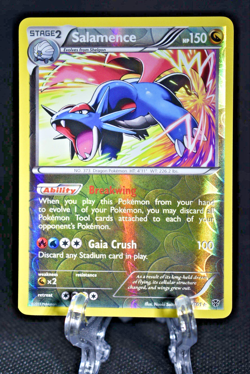 Salamence 64/101 Plasma Blast Reverse Holo Rare Pokemon Card - MP/LP - Image 1