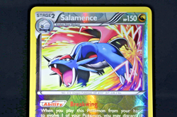 Salamence 64/101 Plasma Blast Reverse Holo Rare Pokemon Card - MP/LP - Image 2