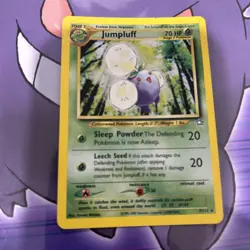 Jumpluff 7/111 - Neo Genesis NM NEAR MINT Holo Rare Vintage 2000 Pokemon Card - Image 2