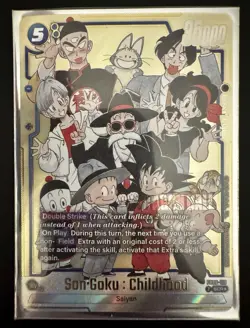 Son Goku: Childhood DBS Card Game Alt Art Foil SCR FB06-119 NM-M - Image 1