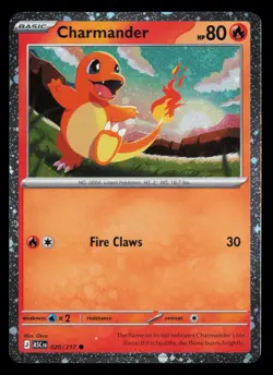 Charmander (Cosmos Holo) 020/217 Miscellaneous Cards & Products Pokemon NM - Image 1