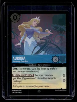 Disney Lorcana The First Chapter Aurora Dreaming Guardian Foil 139/204 - Image 1