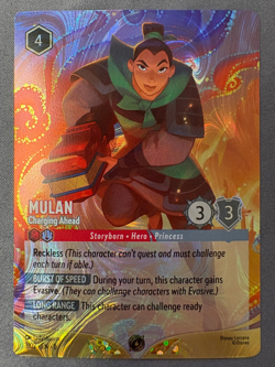 Disney Lorcana Mulan - Charging Ahead 3/C2 FOIL Promo DLC Challenge - Image 1