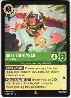 Buzz Lightyear On the Way 85/204 Wilds Unknown Disney Lorcana - Image 1
