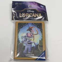 Official Japanese Disney Lorcana - Toy Story - Buzz and Woody Exclusive sleeves - Image 1
