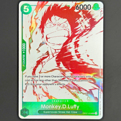 Monkey D. Luffy OP07-033 3rd Anniversary Treasure Campaign Pack One Piece Promo - Image 1