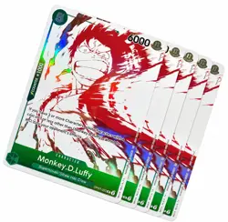 4x Monkey.D.Luffy OP07-033 - 3rd Anniversary Treasure Campaign Pack Promo - Image 2