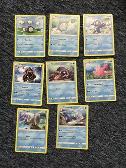 Pokemon Trading Card Game Lot Of 103 Water Type Cards - Image 3