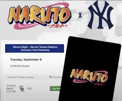 Naruto X Yankees TCG Promotional Card (1x) - Image 1